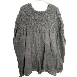 Cabi Womens Waverly Poncho Size S Wool Mohair Short Sleeve Sweater Top Oversized
